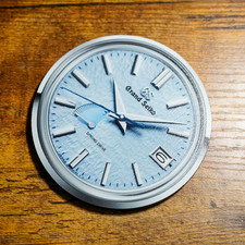 GRAND SEIKO Skyflake Blue Snowflake Dial Luxury Watch Coaster Decor Bar Gift picture