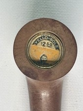 NOS KBB Yello-Bole Premier 1940’s Honey Cured Unsmoked Briar Pipe Sticker Intact picture