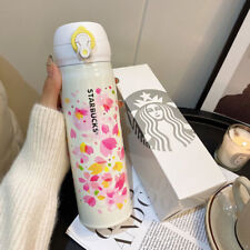 Starbucks Authentic Romantic Cherry Blossom Thermos 17OZ/500ML Car Mug Cup 2023 picture