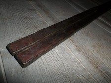 tawse/cane 2tail wishaw genuine leather rare old school tawse picture