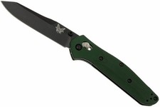 Benchmade 940BK Osborne Green Aluminum Handle S30V Black Blade Folding Knife picture