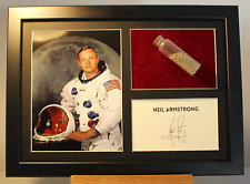 NEIL ARMSTRONG  AUTOGRAPH + Piece of the Moon- The Apollo 11 Mission picture