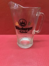 vintage Würzburger Hofbräu glass beer pitcher  Advertisement Advertising Beer picture