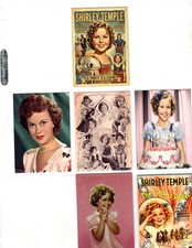 SHIRLEY TEMPLE CUSTOM TRADING CARD 6 CARDS SET picture