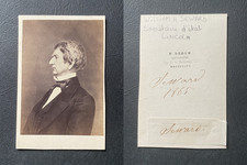 Deron, Brussels, Seward, Secretary d'State Lincoln vintage cdv albumen pri picture
