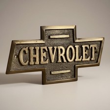 Chevrolet 1911 Solid Brass Embossed Plaque picture