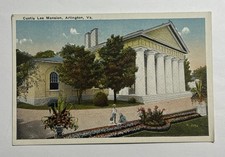 Custis Lee Mansion Arlington Virginia Postcard White Border Standard Unposted picture
