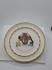 VTG Royal American Shows Carnival Plate Stolen From Car 51 Train Souvenir 8.5