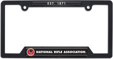 National Rifle Association Heritage License Plate Frame Black | Officially Licen picture