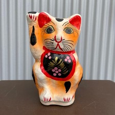 Takasaki Hariko Maneki Neko Lucky Cat 17cm Collectible 15+ picture