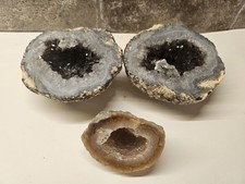 Agate Geode Pair ~3.5