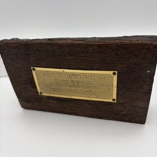 Wood block from deck of battleship North Carolina WW2(RARE) picture