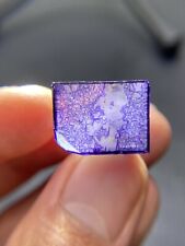 Exquisite Unique surface purple border rectangle fluorite mineral crystal,China picture