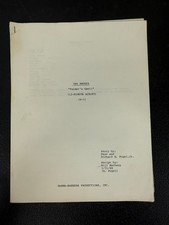 The Smurfs Original Script 1986 Farmer’s Genii Story by Peyo Hanna-Barbera S-1 picture