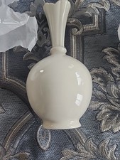 Lenox Vintage Ivory Porcelain Bulbous 8” Bud Vase picture