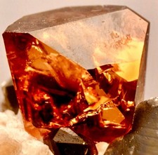 Imperial Topaz Smoky Quartz Crystal Natural Raw Rough Specimen Cluster Matrix picture