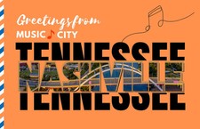 Greetings from Nashville Tennessee Postcard 5.5x8.5 Glossy Custom Design picture