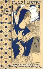 Zwickau - Cornflower Day 1913 - Litho -783698 picture