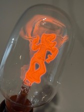 1970's Soviet Nu Pogodi The Wolf Cartoon Character Aerolux Bulb Neon Glow Lamp picture