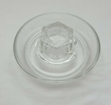 Vintage Clear Glass Chicken Water Feeder Base     NO 568  LOOKS BRAND NEW picture