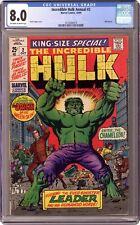 Incredible Hulk Annual #2 CGC 8.0 1969 4125690019 picture
