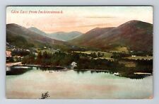 Glen Luss Scotland, Scenie View From Inchtavannach, Antique, Vintage Postcard picture