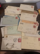 Antique 1894-1916 Envelopes With Postage Stamps picture