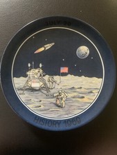 1969 Moon Landing Commemorative Collector's Plate First Edition picture