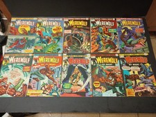 Werewolf By Night # 9, 15, 16, 17, 18, 22, 23, 26, 28, 29. Comic Lot (10) Marvel picture