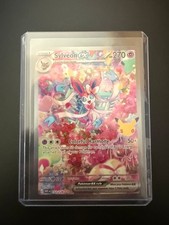 Pokémon TCG 30th Anniversary Sylveon ex 153/128 Holo Card picture