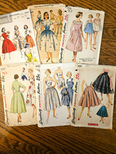 Simplicity & Butterick Vintage Original Women’s Printed Sewing Pattern Lot picture