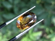 Natural Brown Swin Oval Cut Loose Gemstone – Brilliant Sparkle (4.10 carat) picture