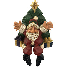 DAVID FRYKMAN Santa Claus Christmas Shelf Sitter Smile Tree Gifts DF1016 Retired picture