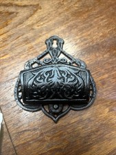 vintage 1930s -1960s Cast iron Wall Mounted Match Holder by Wilton Products picture
