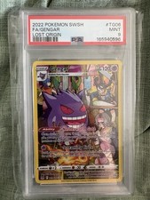 PSA 9 Mint Gengar Trainer Gallery #TG06 2022 Pokemon SWSH Lost Origin Holo picture