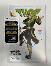 Tom Hiddleston LOKI signed JSA Authenticated Thor #801  Comic Book  #35 picture