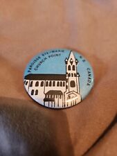 VINTAGE St Marys Roman Catholic Church Pin Eglise Ste Marie Point NS Canada picture
