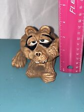Estate Raccoon Figurine Find Ceramic Vintage Goofy Buck Teeth Fun picture