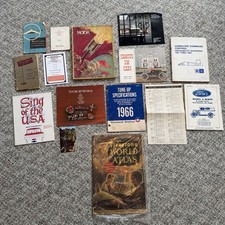 Vintage Auto Manual Lot Ford Torino Chevy Cadillac 1943 Motor Magazine 1930-80s picture