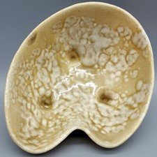MCM Covina Pottery California Ceramic Amoeba Kidney Footed Bowl Pot Planter Vase picture