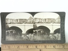 Reno Nevada Stereoview Keystone View Co. Truckee River Main Street 1900s picture