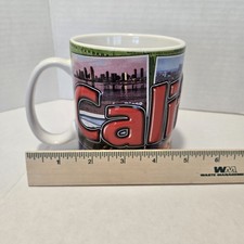 California Scene 3D Mug.  2011. Raised Letters.  picture