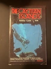 Vintage 1974 The Cayman Islands Grand Little Cayman Holiday Guide W/ MAP Insert picture