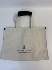 Ritz Carlton Yacht Collection Irma Tote Bag Canvas Logo 19.5x 13.5x6” picture