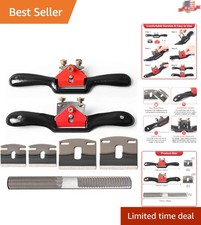 Complete Woodworking Spokeshave Kit with Rasp File - Perfect for DIY Projects picture