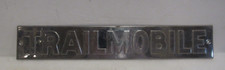 Vintage TRAILMOBILE  Metal Sign Dry Semi Vans Emblem Metal Original picture