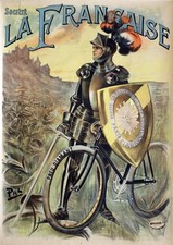 La Française Bicycle Vintage Ad Poster - 24x36” Print 🌟 picture