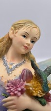 Faerie Glen Chrysamour FG815 Fairy Figurine 2003 Retired Hummingbird w/Box picture