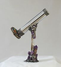  Parlor Kaleidoscope handcrafted by artist Darlene Musser silver plated scope picture