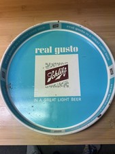 1965 Schlitz Beer Tray - real gusto in a great light beer - 12